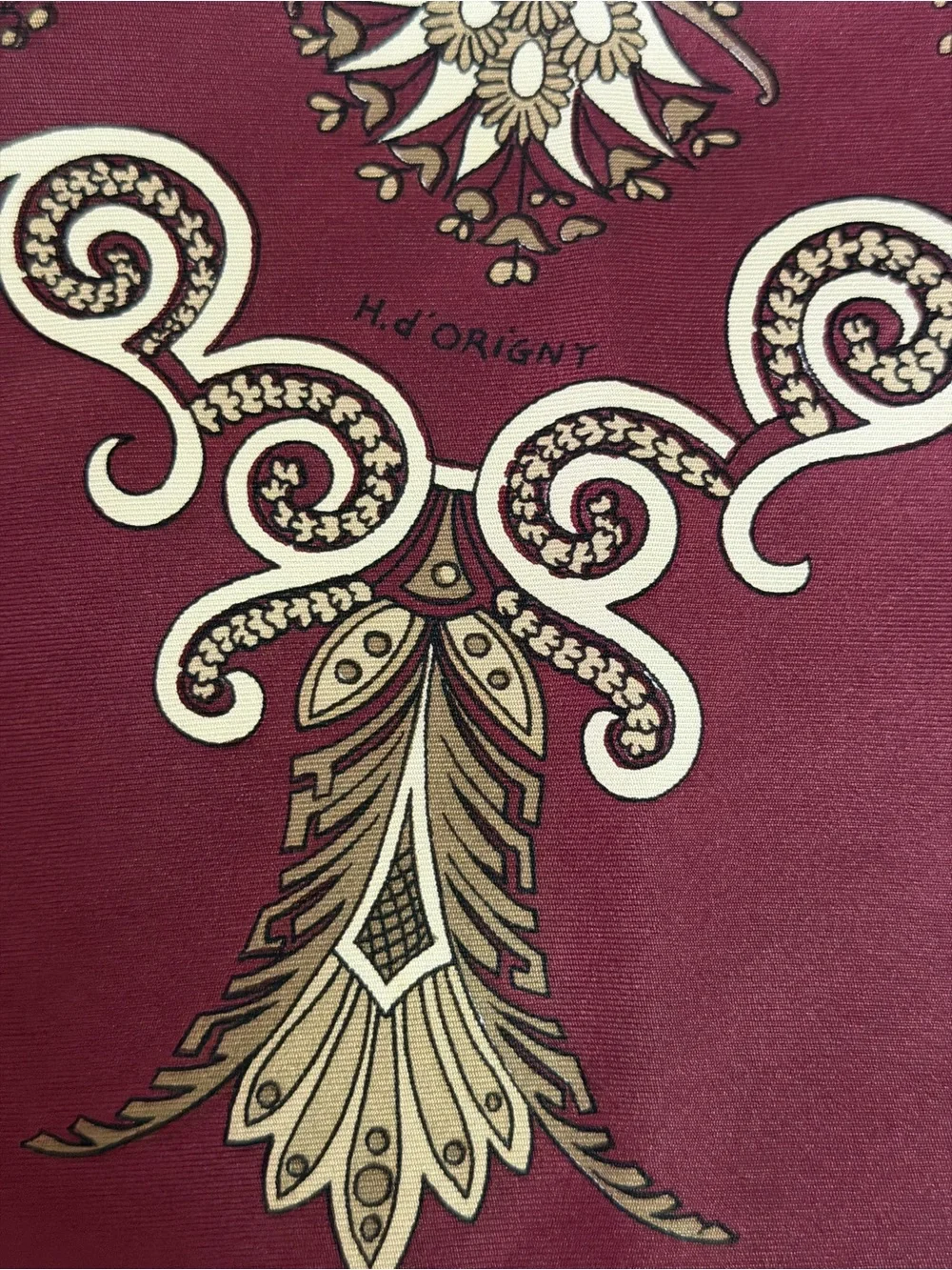 Hermès Fantaisie Silk Scarf.